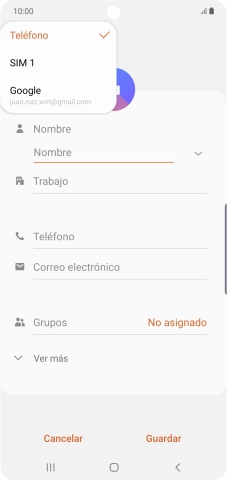 Pulsa Teléfono.