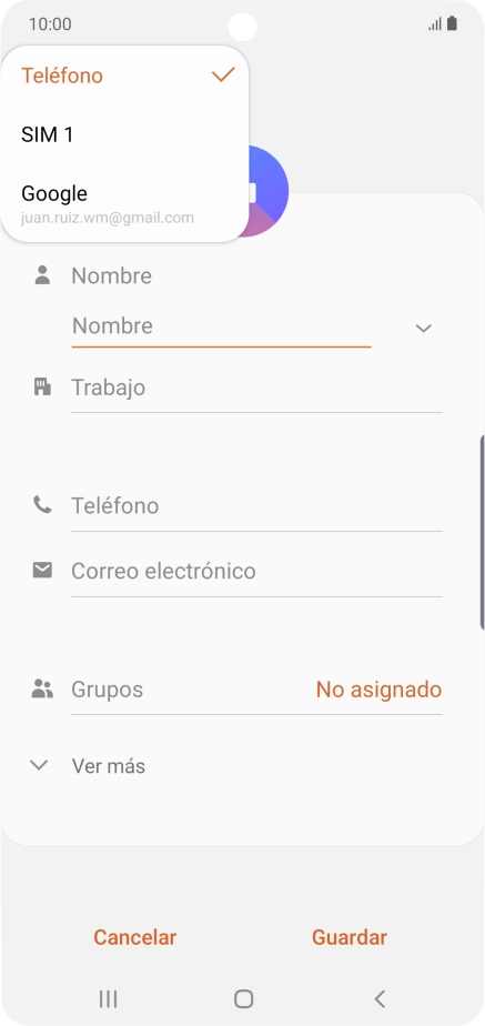Pulsa Teléfono.