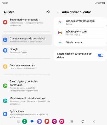 Pulsa la tecla de inicio para terminar y regresar a la pantalla de inicio.
