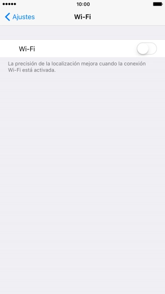 Pulsa el indicador para activar la función.