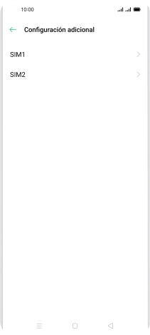 Pulsa la tarjeta SIM deseada.