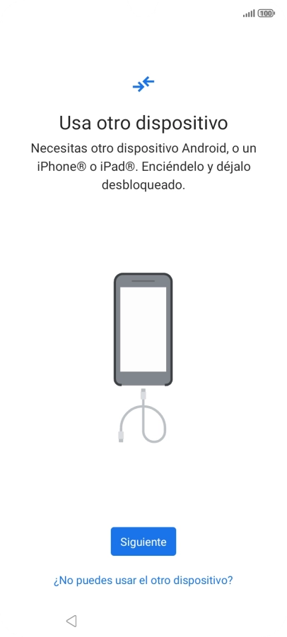 Pulsa Siguiente.
