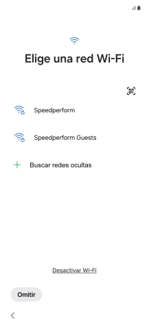 Pulsa la red wifi deseada.