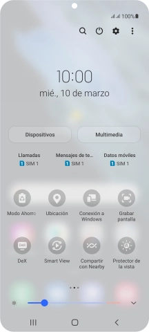 Pulsa Modo Ahorro de energía para activar la función.