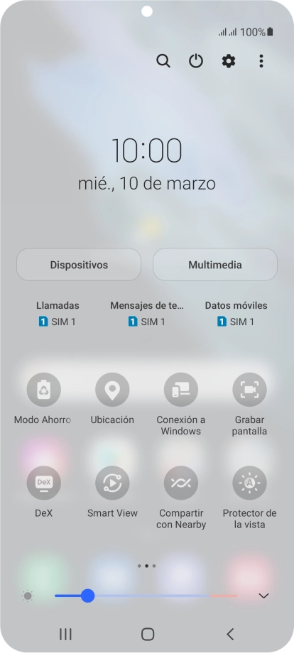 Pulsa Modo Ahorro de energía para activar la función.