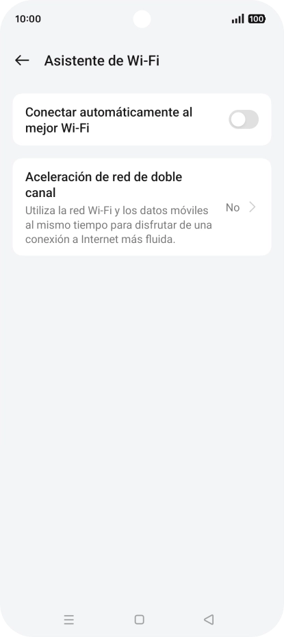 Pulsa el indicador junto a 