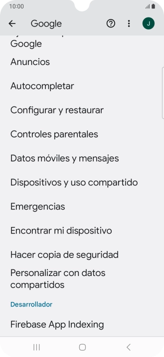 Pulsa Encontrar mi dispositivo.