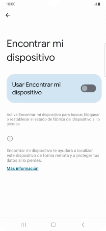 Pulsa el indicador junto a 