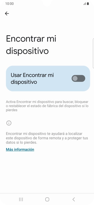 Pulsa el indicador junto a 