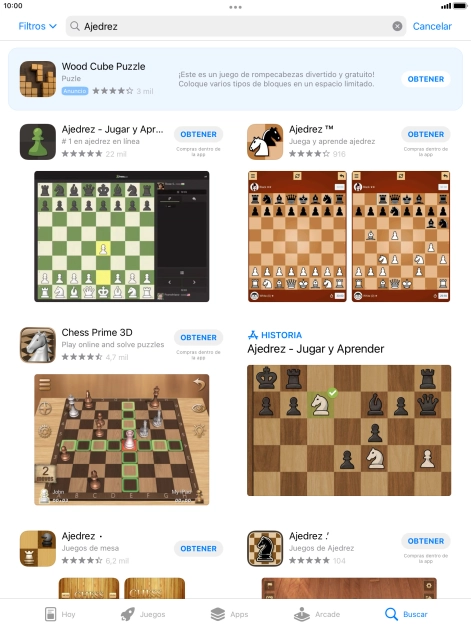 Pulsa la app deseada.