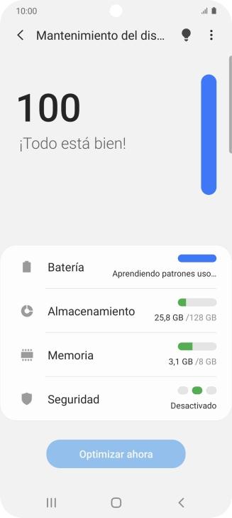 Pulsa Batería.
