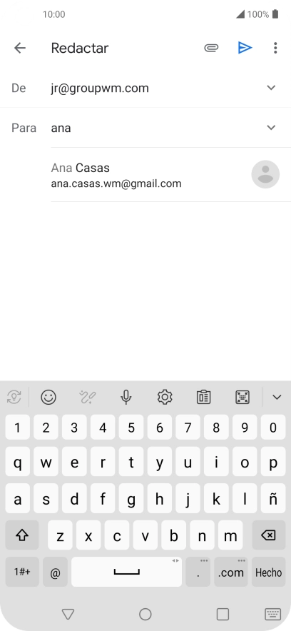 Pulsa el contacto deseado.