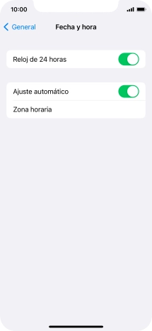 Pulsa el indicador junto a 