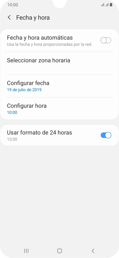 Pulsa el indicador junto a 