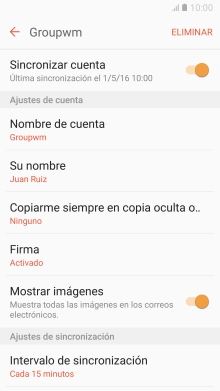 Pulsa Intervalo de sincronización.
