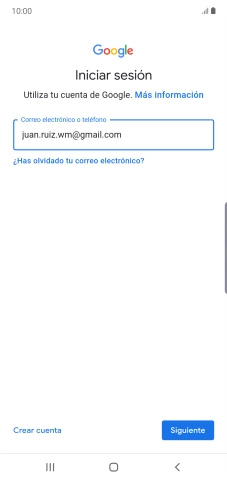 Pulsa Siguiente.