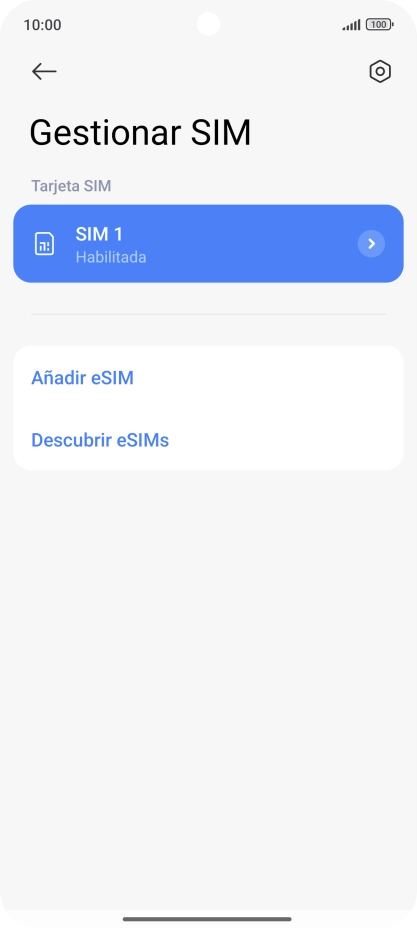 Pulsa Añadir eSIM.