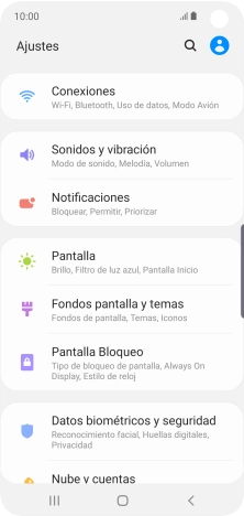 Pulsa Sonidos y vibración.