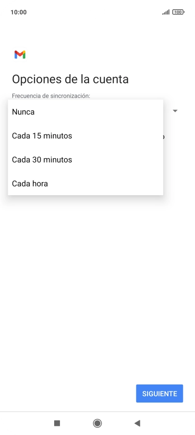 Pulsa el ajuste deseado.