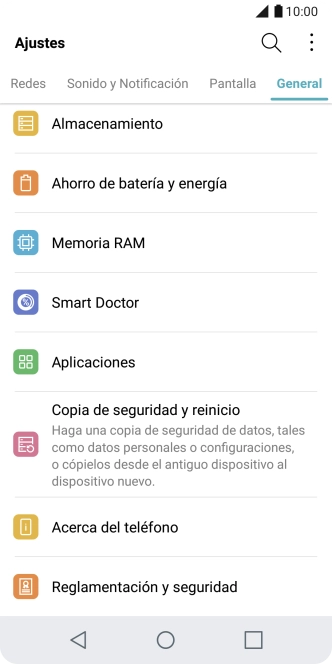 Pulsa Aplicaciones.