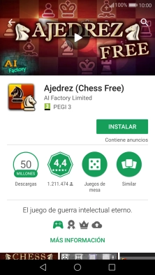 Pulsa INSTALAR y sigue las indicaciones de la pantalla para instalar la app.