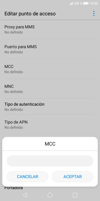 Introduce 214 y pulsa ACEPTAR.