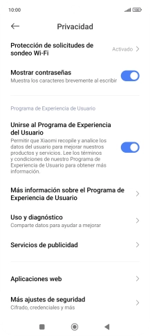 Pulsa Más ajustes de seguridad.