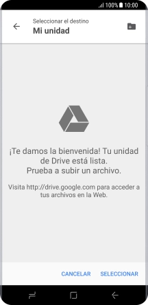 Pulsa el icono de nueva carpeta.