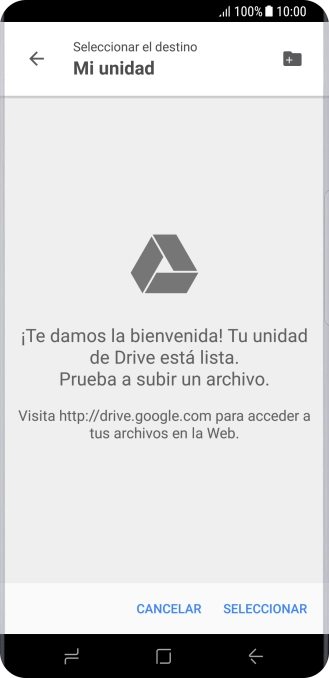 Pulsa el icono de nueva carpeta.