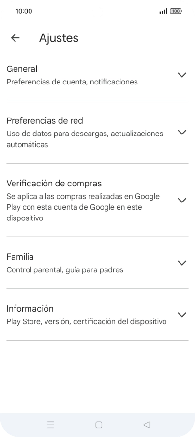 Pulsa Preferencias de red.