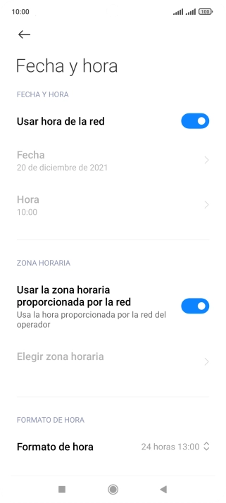 Pulsa la tecla de inicio para terminar y regresar a la pantalla de inicio.
