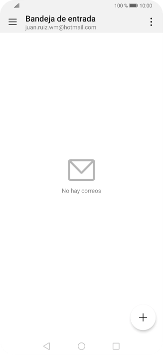 Si aparece en la pantalla esta imagen, tu cuenta de correo electrónico ha sido reconocida y configurada automáticamente. Sigue las indicaciones de la pantalla para introducir más información y terminar la configuración.