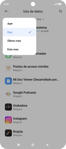 Pulsa el ajuste deseado.
