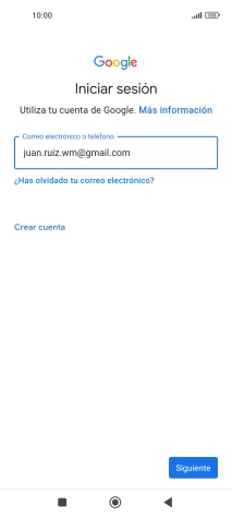Pulsa Siguiente.