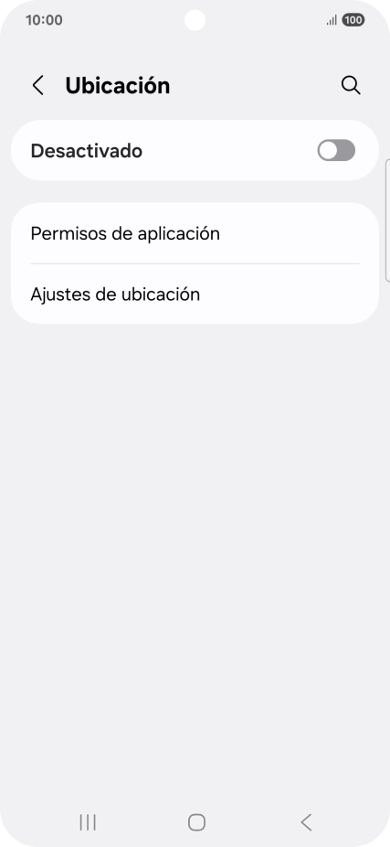 Pulsa el indicador para activar o desactivar la función.