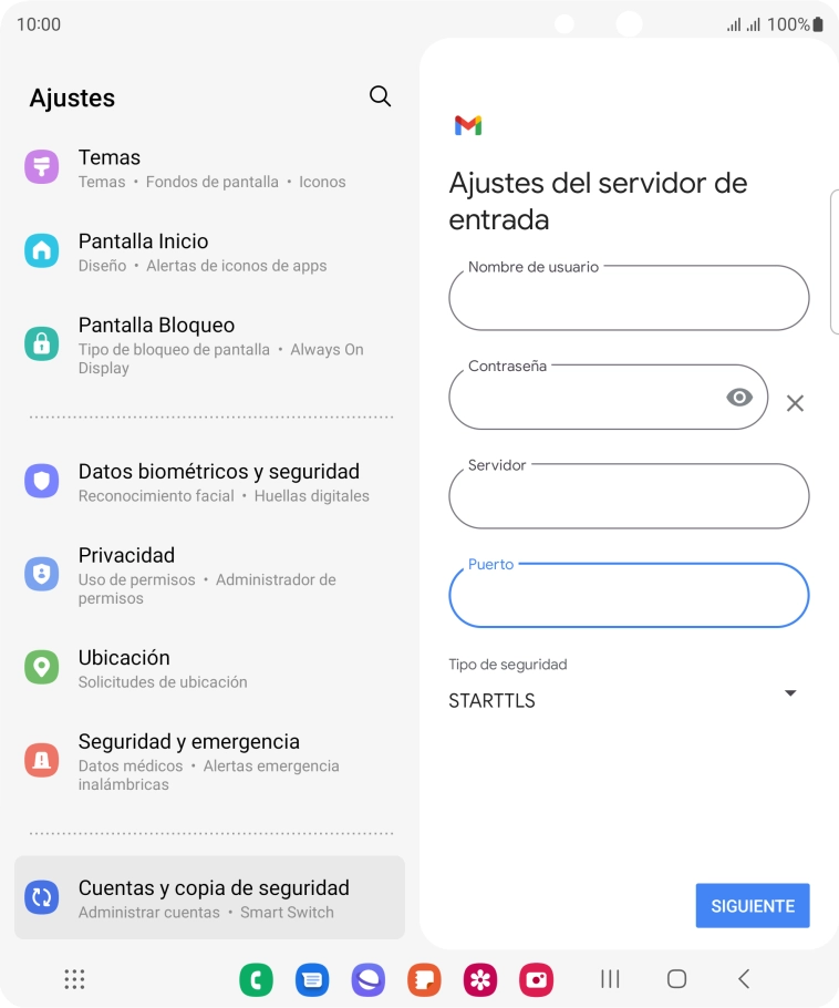 Pulsa la lista desplegable bajo 