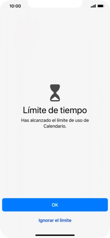 Pulsa Ignorar el límite.