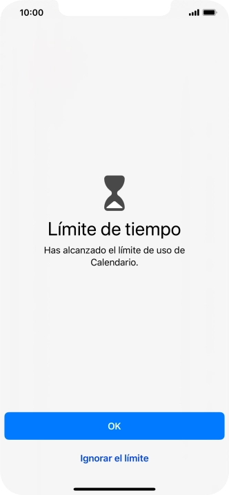 Pulsa Ignorar el límite.
