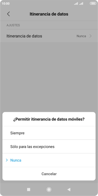 Pulsa el ajuste deseado para activar o desactivar la función.