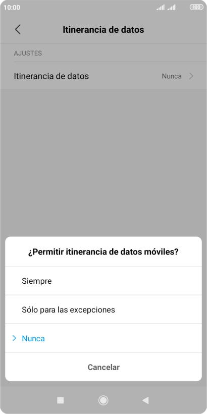 Pulsa el ajuste deseado para activar o desactivar la función.
