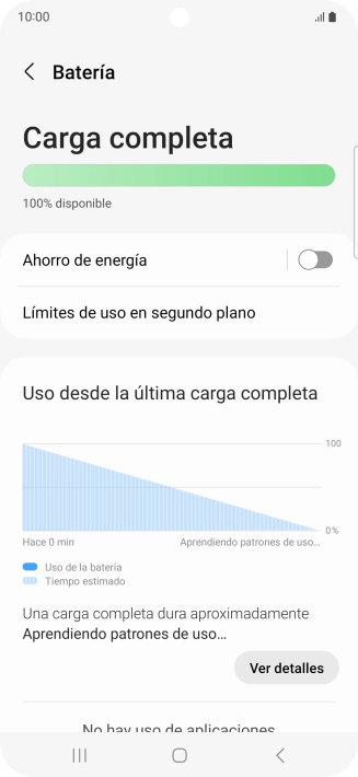 Pulsa Ahorro de energía.