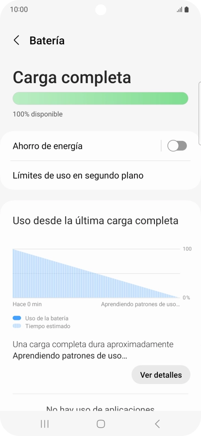 Pulsa Ahorro de energía.