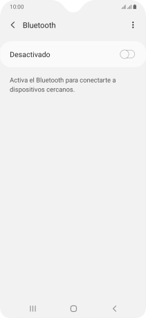 Pulsa el indicador para activar la función.