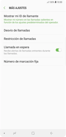 Pulsa Desvío de llamadas.