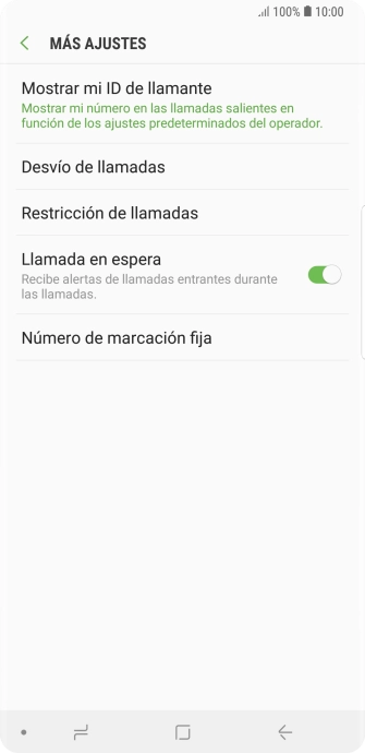 Pulsa Desvío de llamadas.
