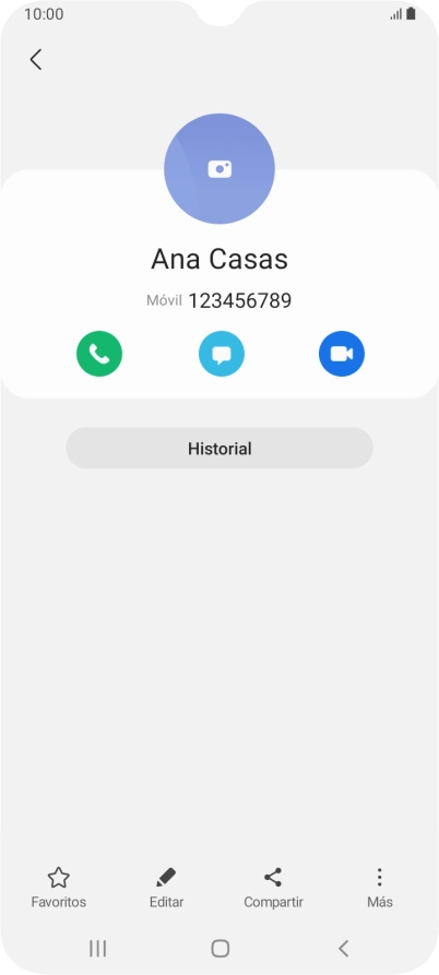Pulsa la tecla de inicio para terminar y regresar a la pantalla de inicio.