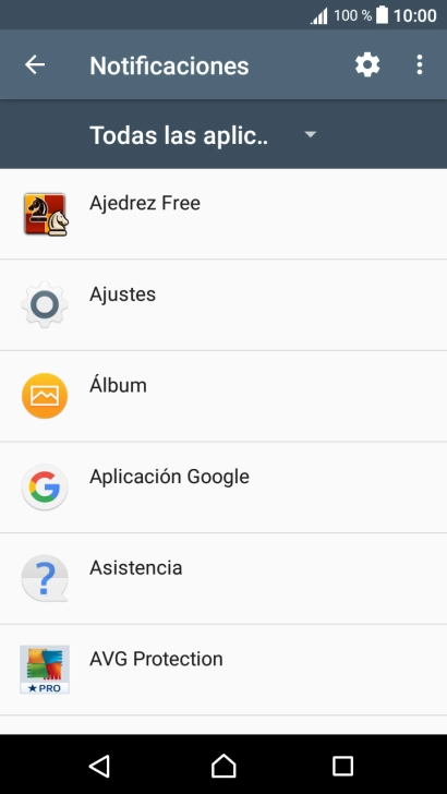 Pulsa la app deseada.