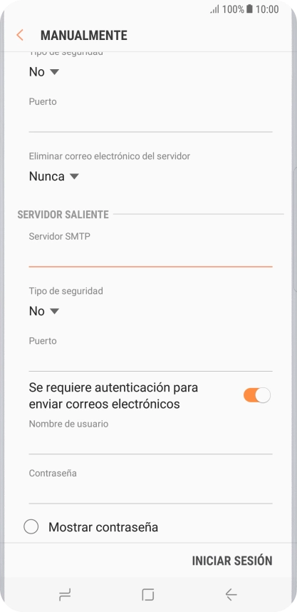 Pulsa la lista desplegable bajo 