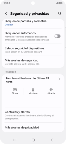 Pulsa Más ajustes de seguridad.