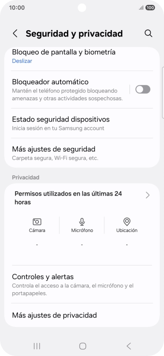 Pulsa Más ajustes de seguridad.